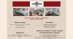 Desktop Screenshot of pizzachefofsarasota.com